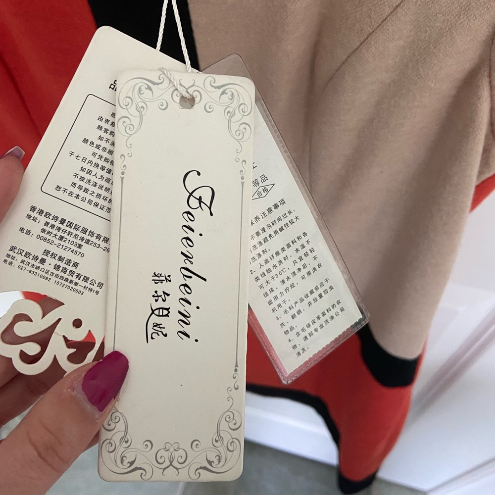 🧡BNWT ORANGE MINI DRESS🧡 - Picture 4 of 4